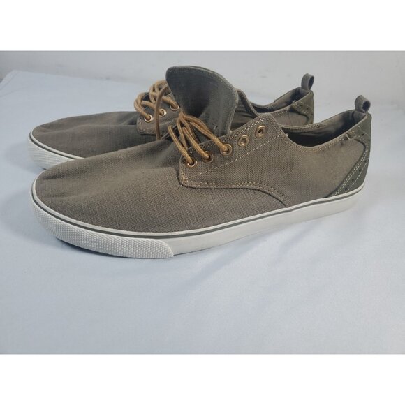 GAP Factory Gray Canvas Lace Up Fashion Sneakers Men’s Size 11 - Picture 6 of 15